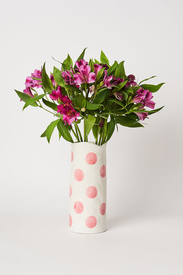 Pink Spot Vase