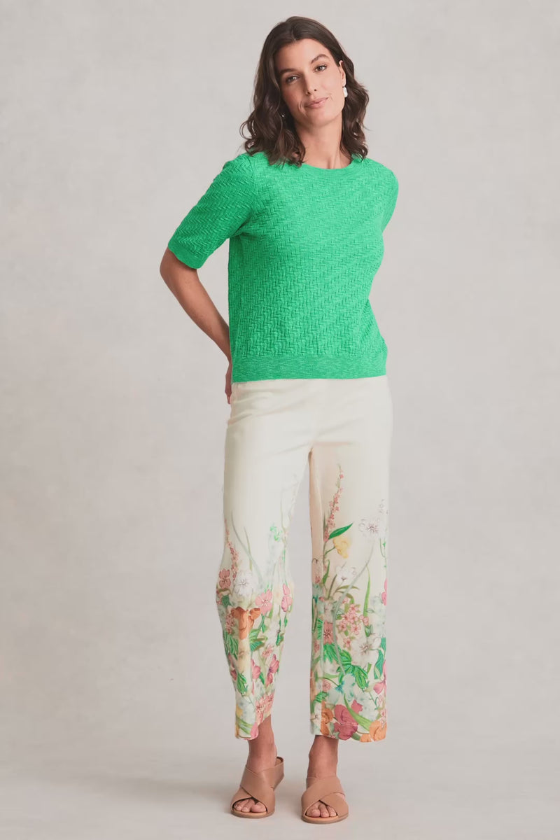 Bengajean® 7/8 Relaxed Fit – Botanical Print