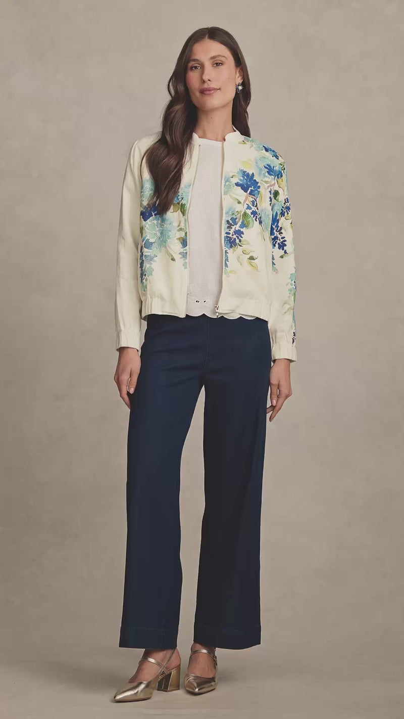 Resort Jacket - Watercolour Floral