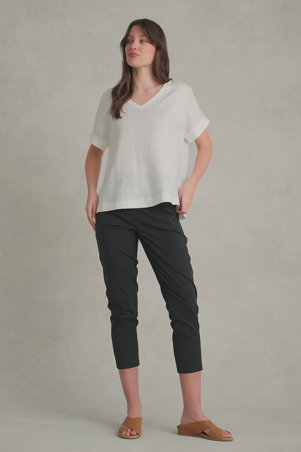 Lightweight Cotton Pant - Black