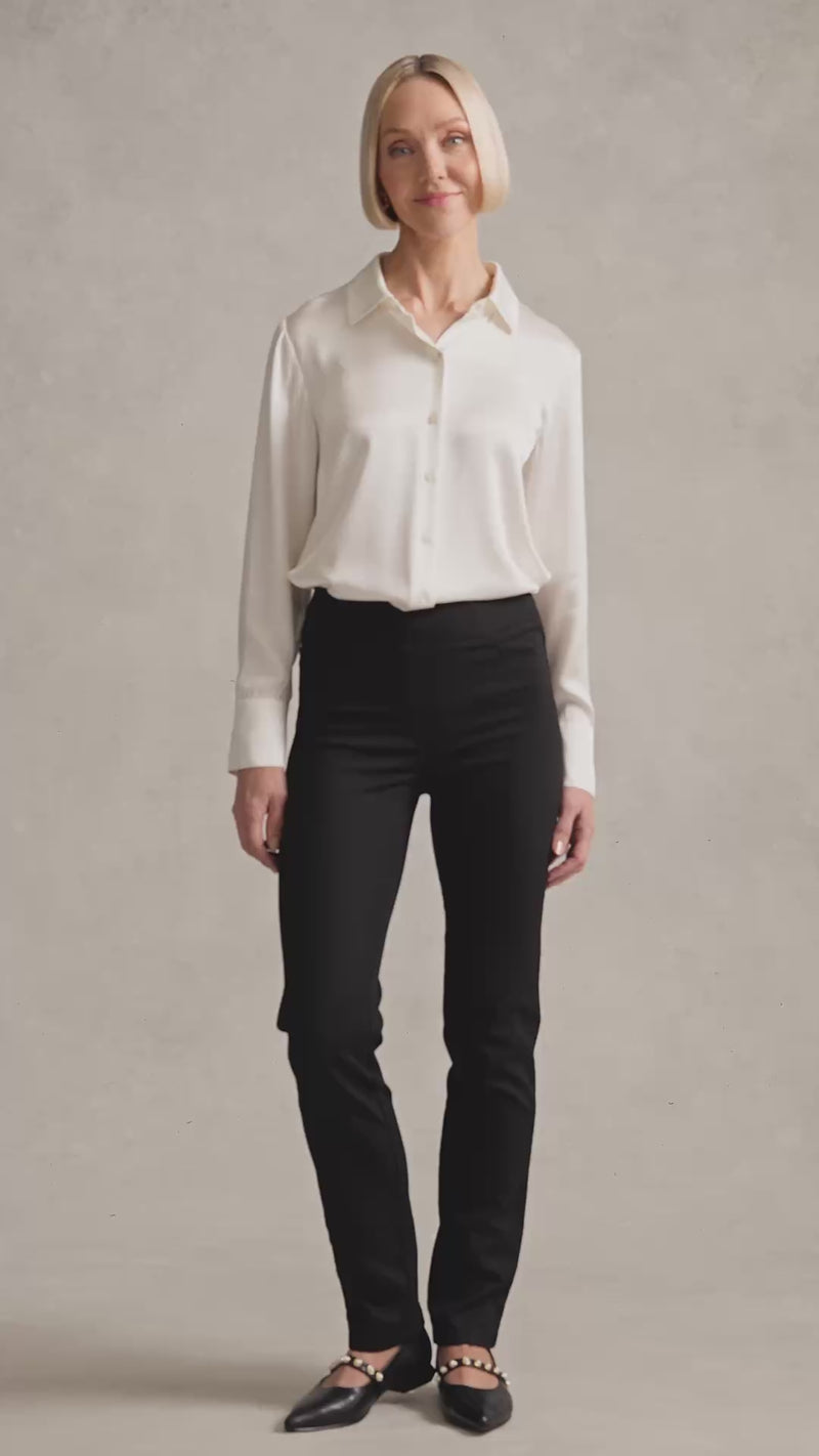 Bengajean® Full Length Straight Leg - Black