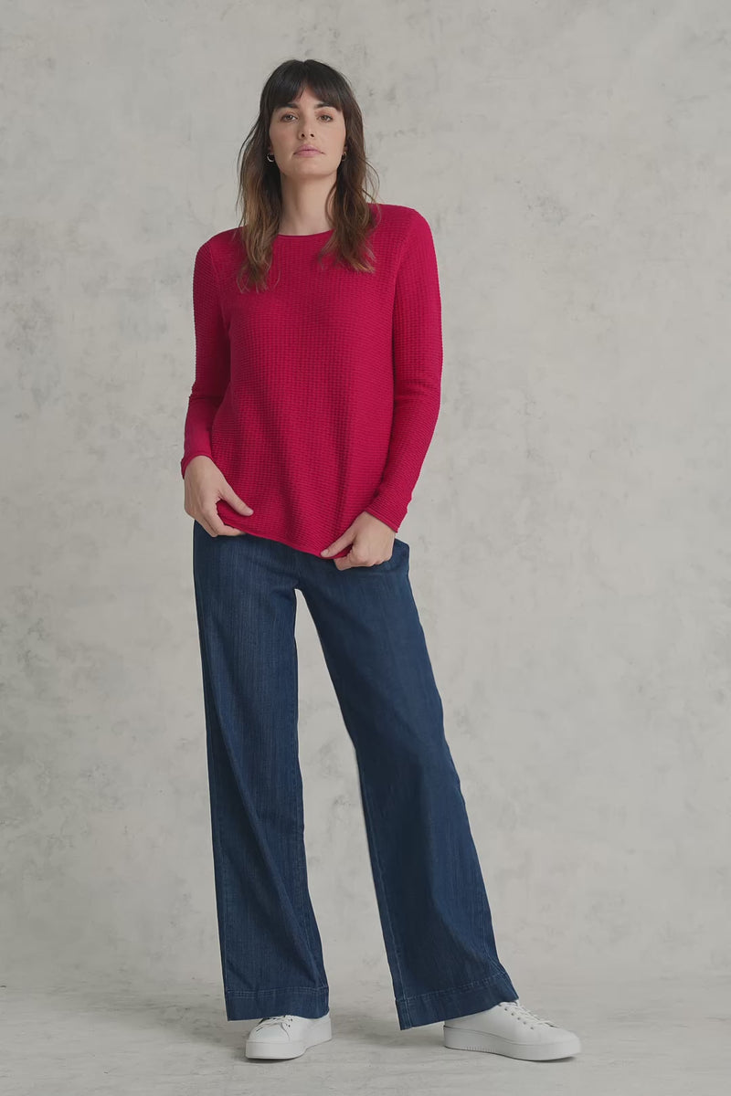 Organic Cotton Jumper - Rouge