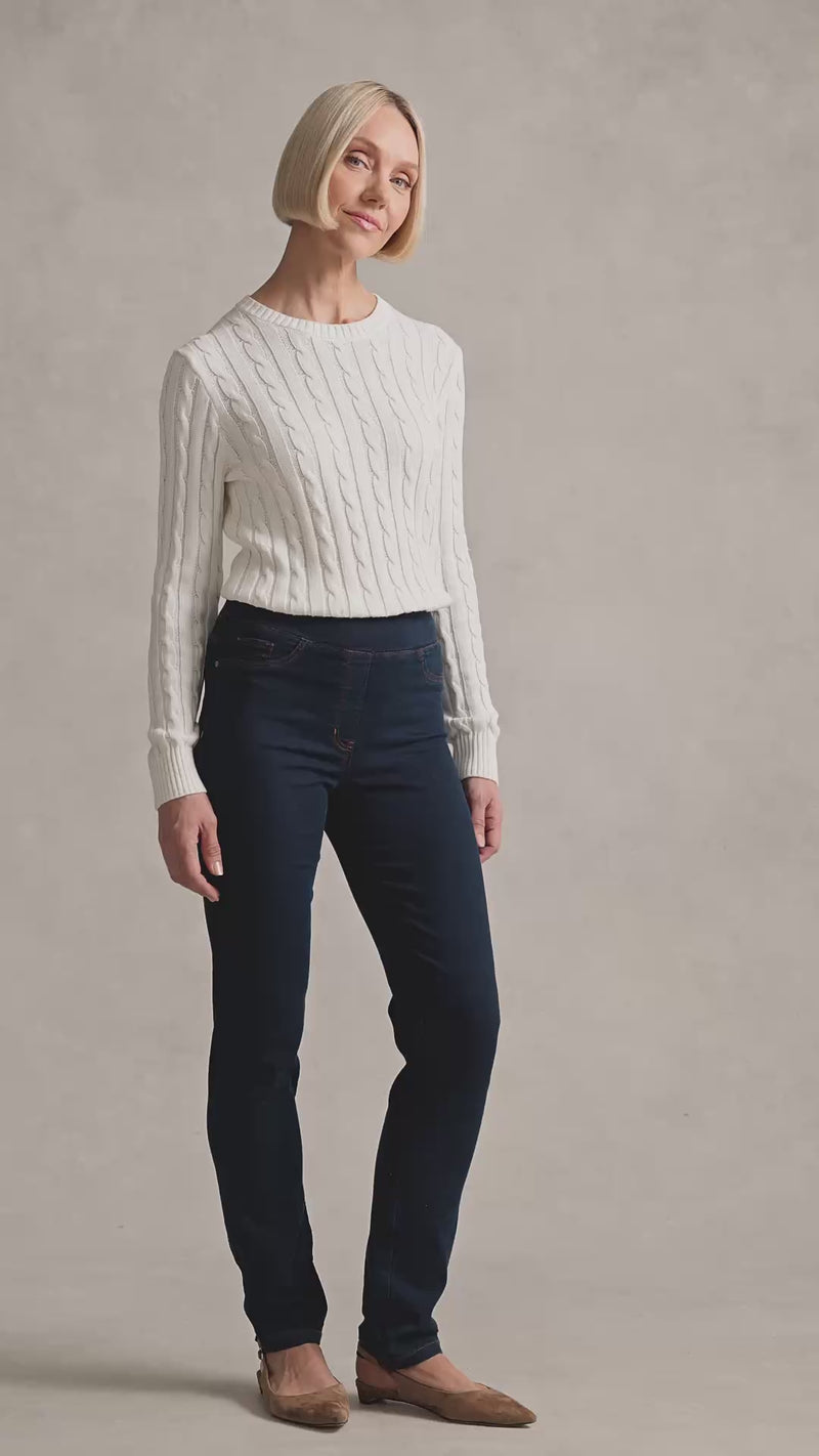 Bengajean® Good Earth Cotton® Straight Leg - Clean Denim Blue