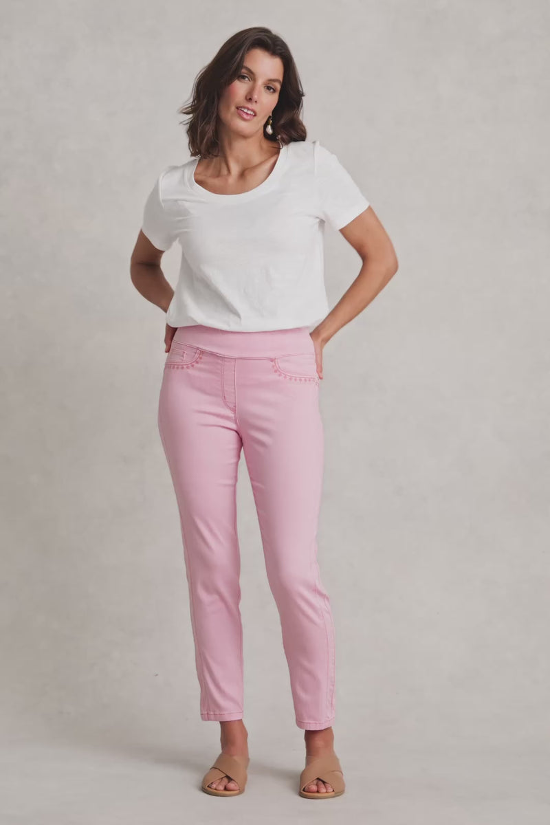 Bengajean® Embroidered Pocket - Petal Pink