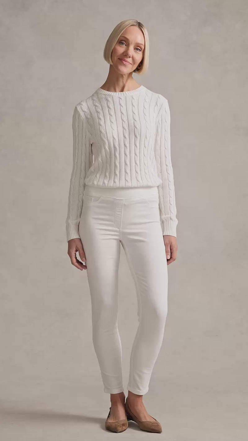 Bengajean® 7/8 Skinny Leg - White