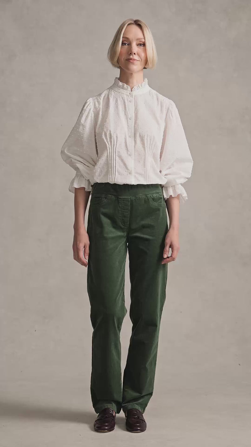 Bengajean® Cord Straight Leg - Moss Green
