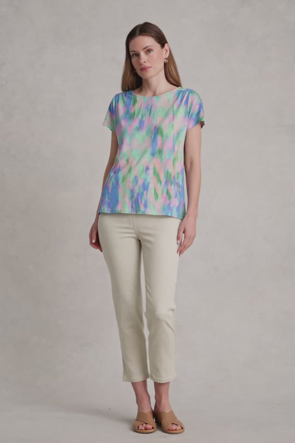 Printed T-Shirt - Tie Dye Print