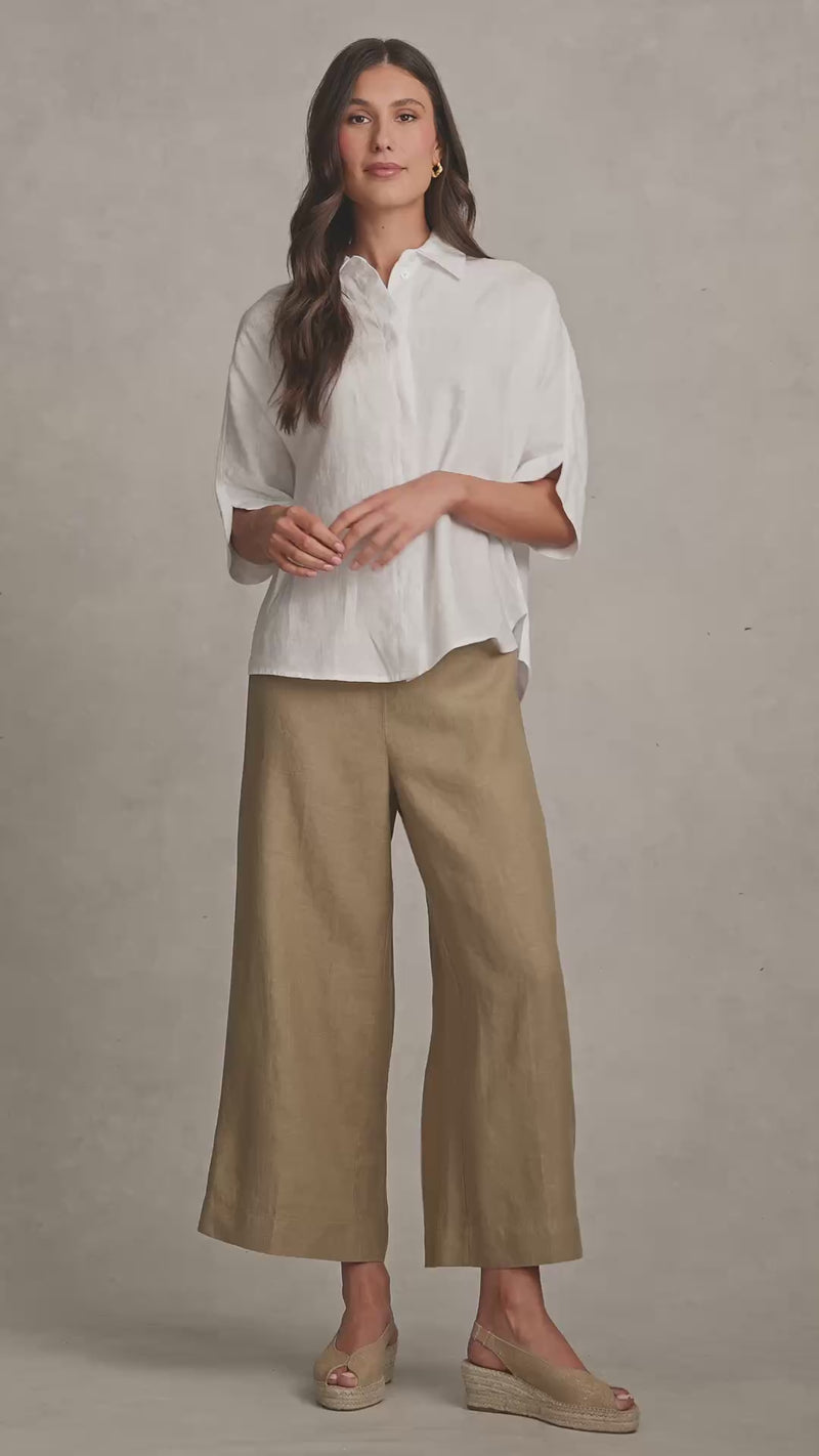 Relaxed Lightweight Shirt - White