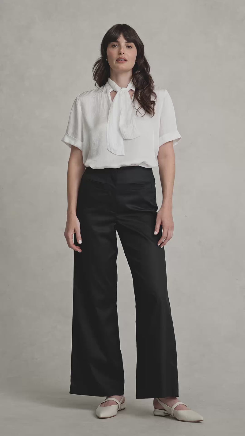 Bootleg Ponte Pant - Black