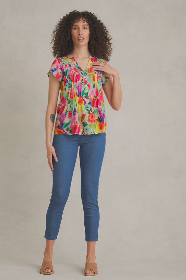 Lightweight Print Blouse