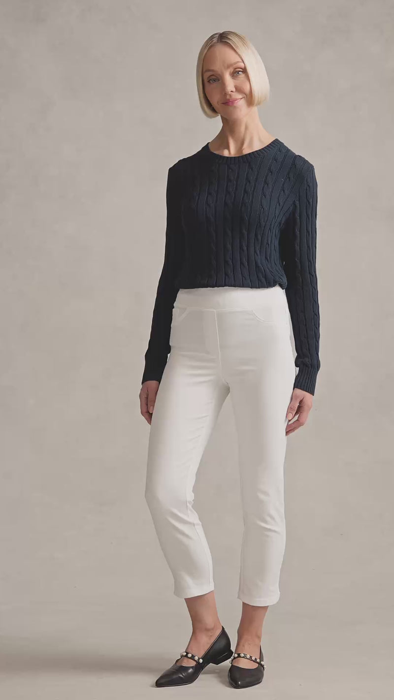 Bengajean® 3/4 Slim Leg - White