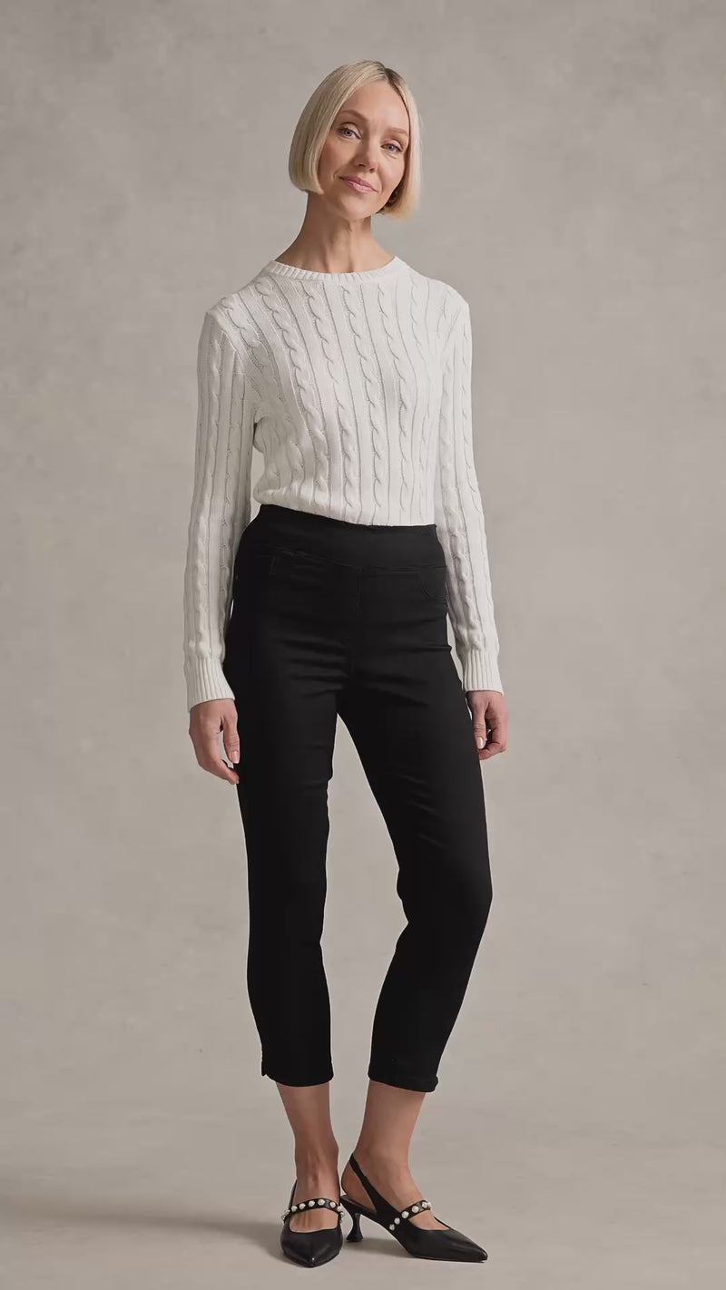 Bengajean® 3/4 Slim Leg - Black