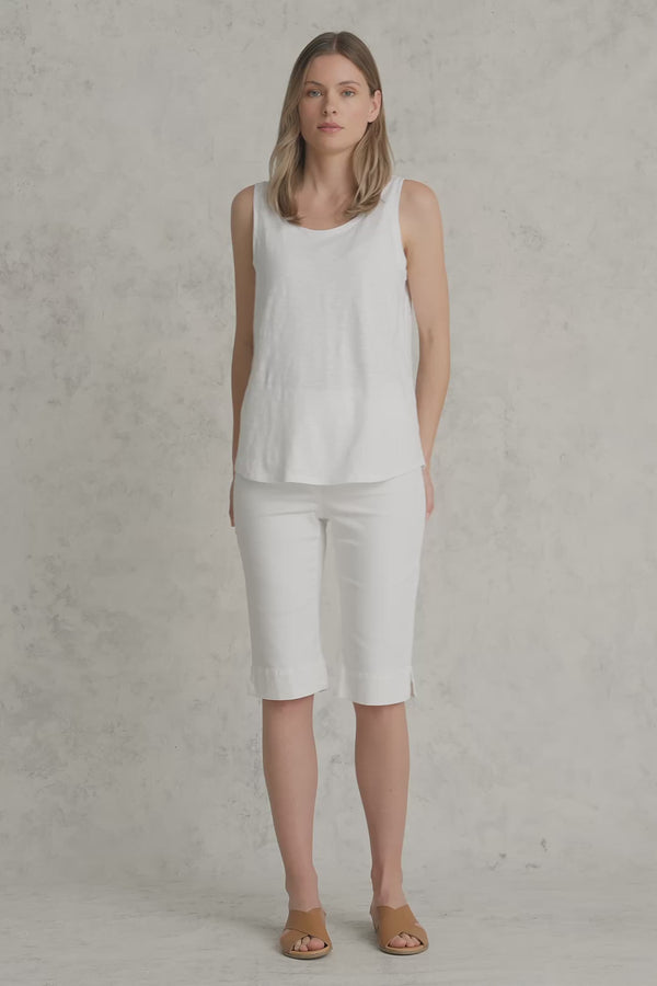 Organic Cotton Tank - White