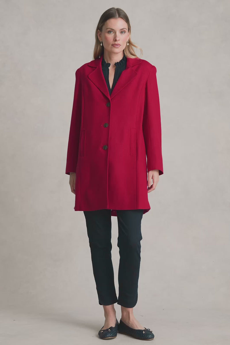 Wool Coat - Rouge