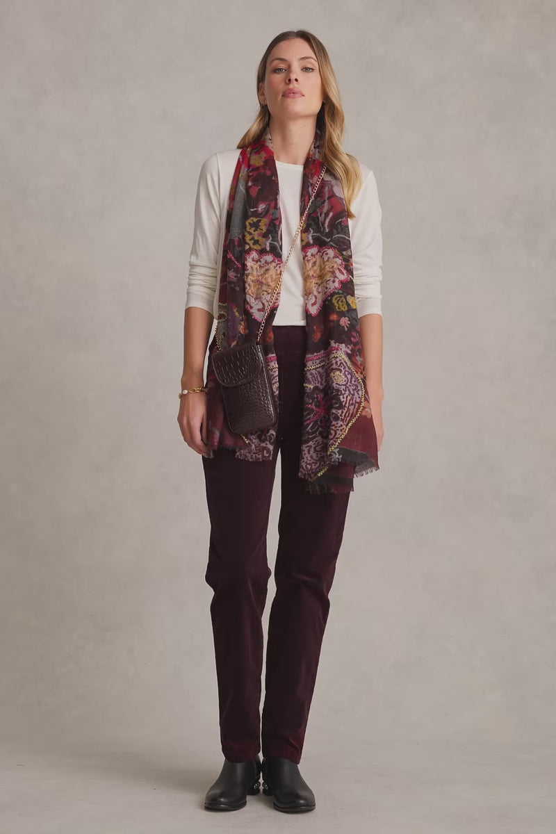 Bengajean® Cord Straight Leg - Burgundy