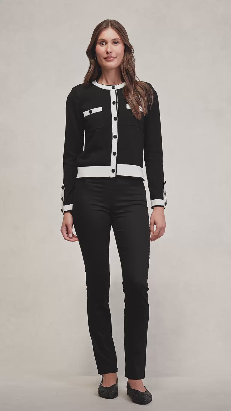 Cotton Cardigan - Black