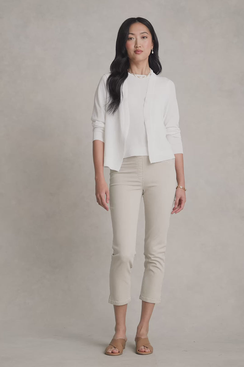 Essential Cardigan - White