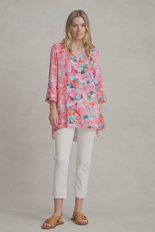 Top Stitch Kaftan - Summer Floral