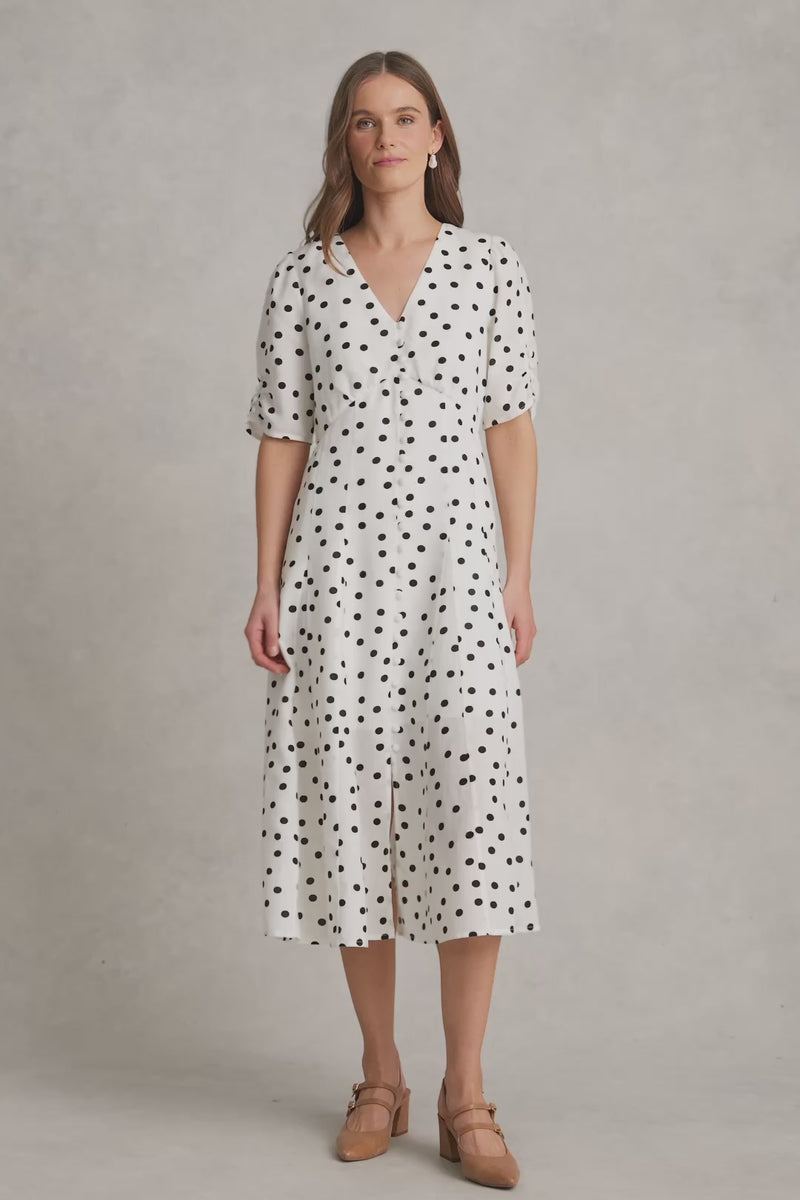 Spot Panel Dress – Spot Print