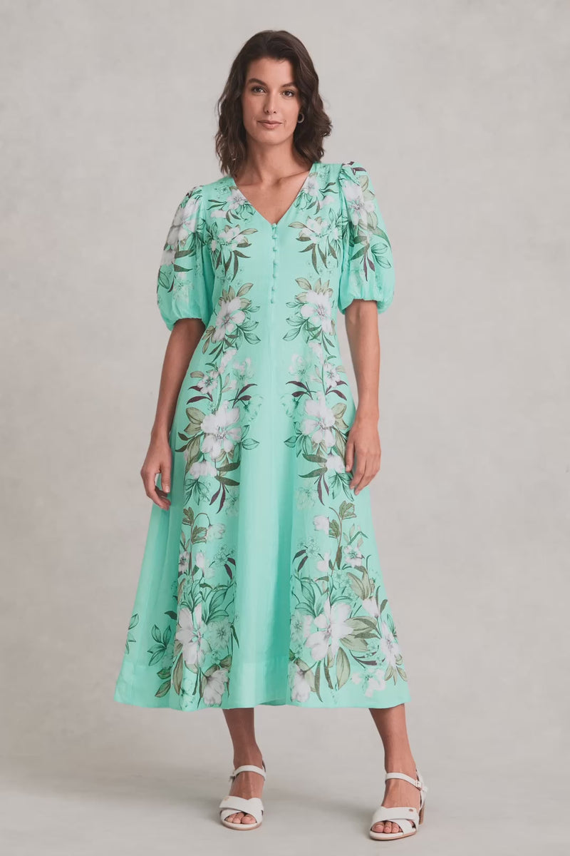 Border Print Dress – Placement Print