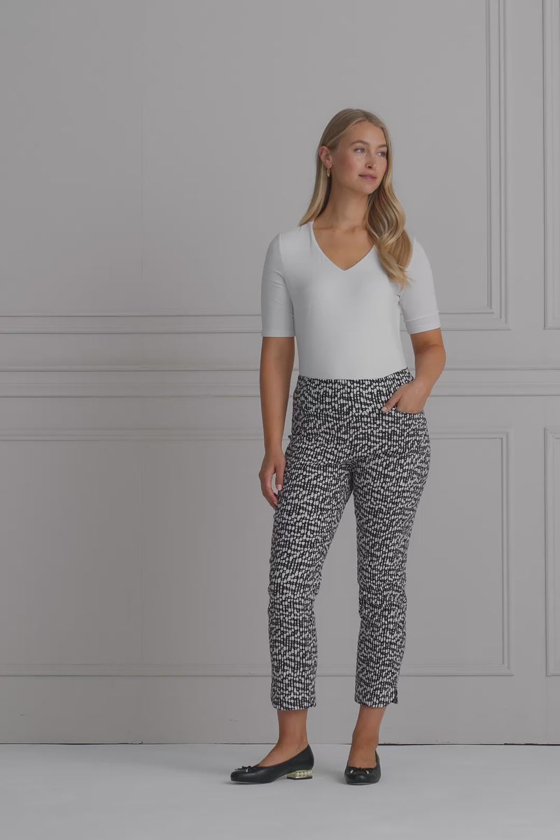 Printed Pant - Broken Spot Print