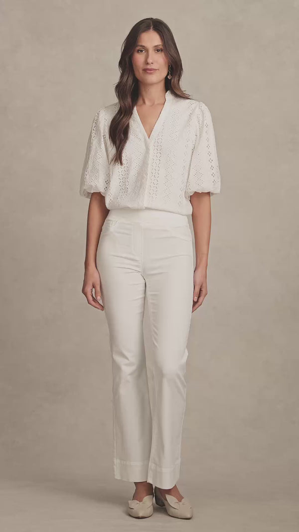Bengajean® Relaxed Bootcut - White