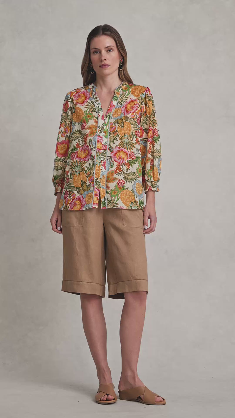Printed Shirt - Tropical Print