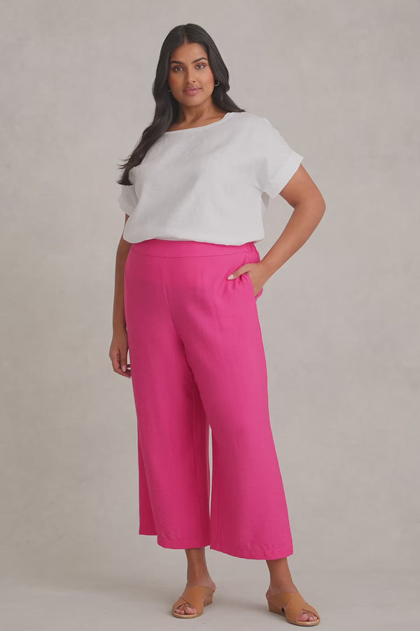 7/8th Wide Leg Pant