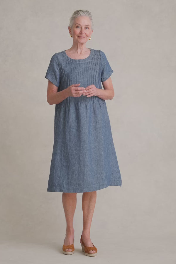 Twill Hemp Linen Dress