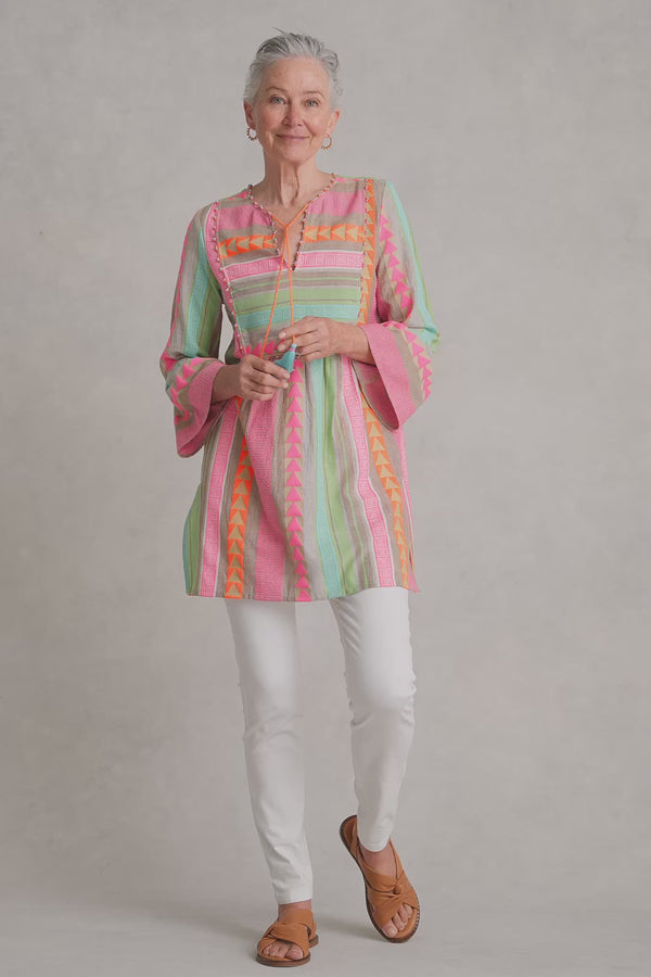 Fluro Jacquard Kaftan