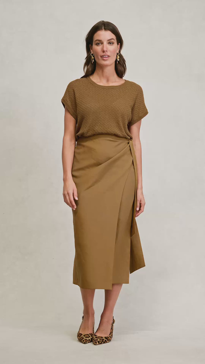 Wrap Skirt - Tobacco