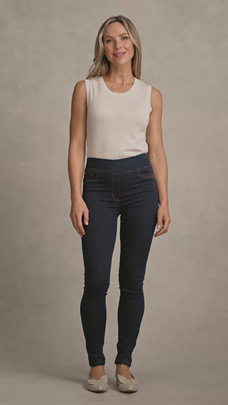 Bengajean® Full Length Skinny Leg - Clean Denim Blue