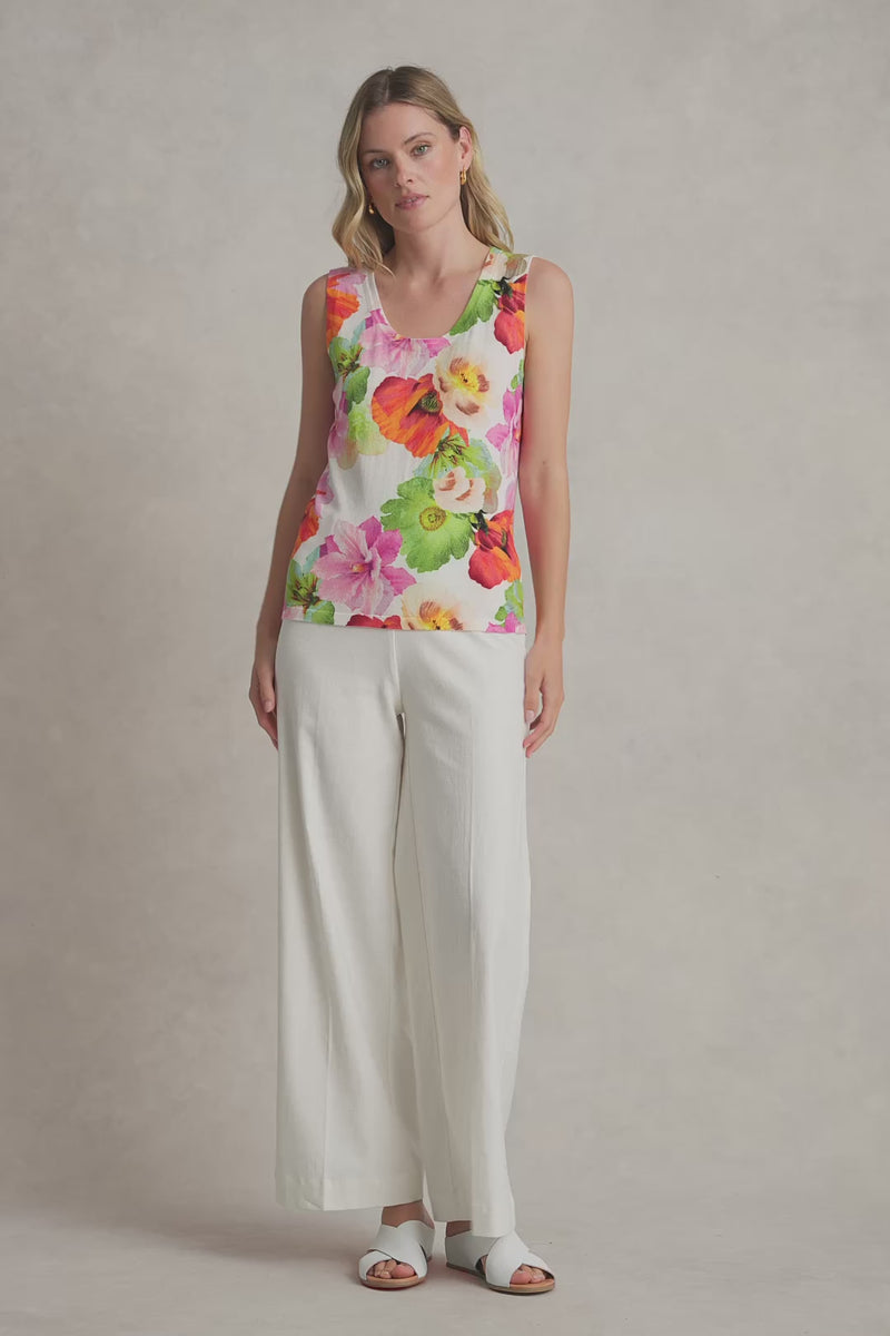 KNIT LAYERING TANK - MULTI FLORAL