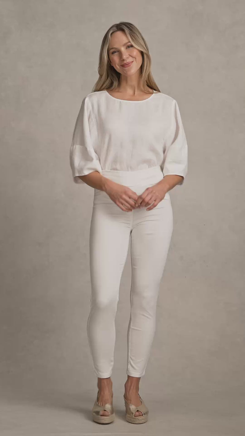 Bengajean® 7/8 Skinny Leg - White