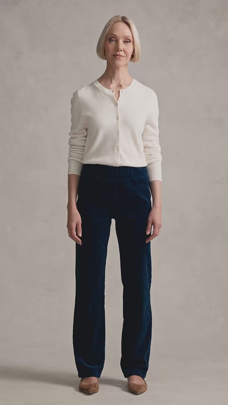 Bengajean® Velvet Straight Leg - Midnight Blue