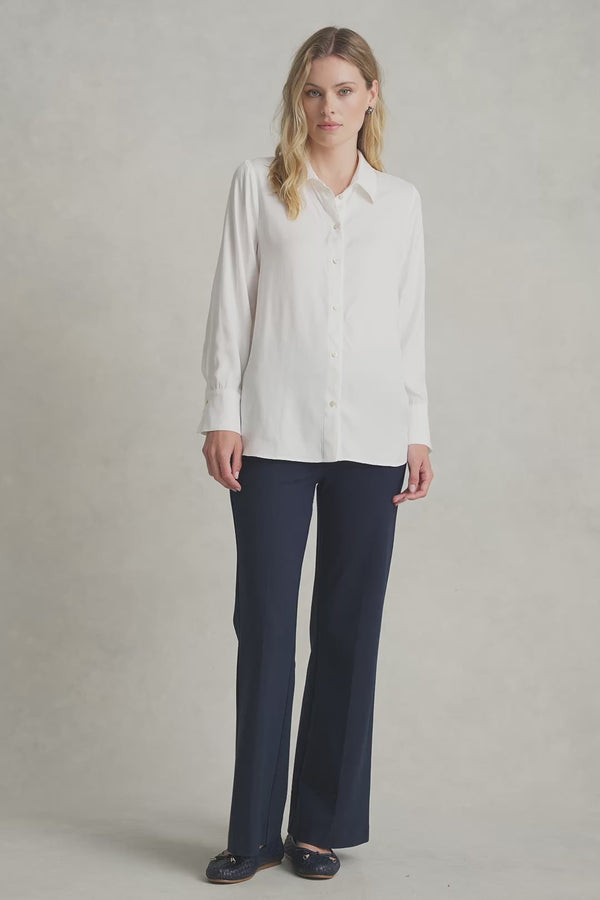 SOFT TWILL SHIRT - CHALK