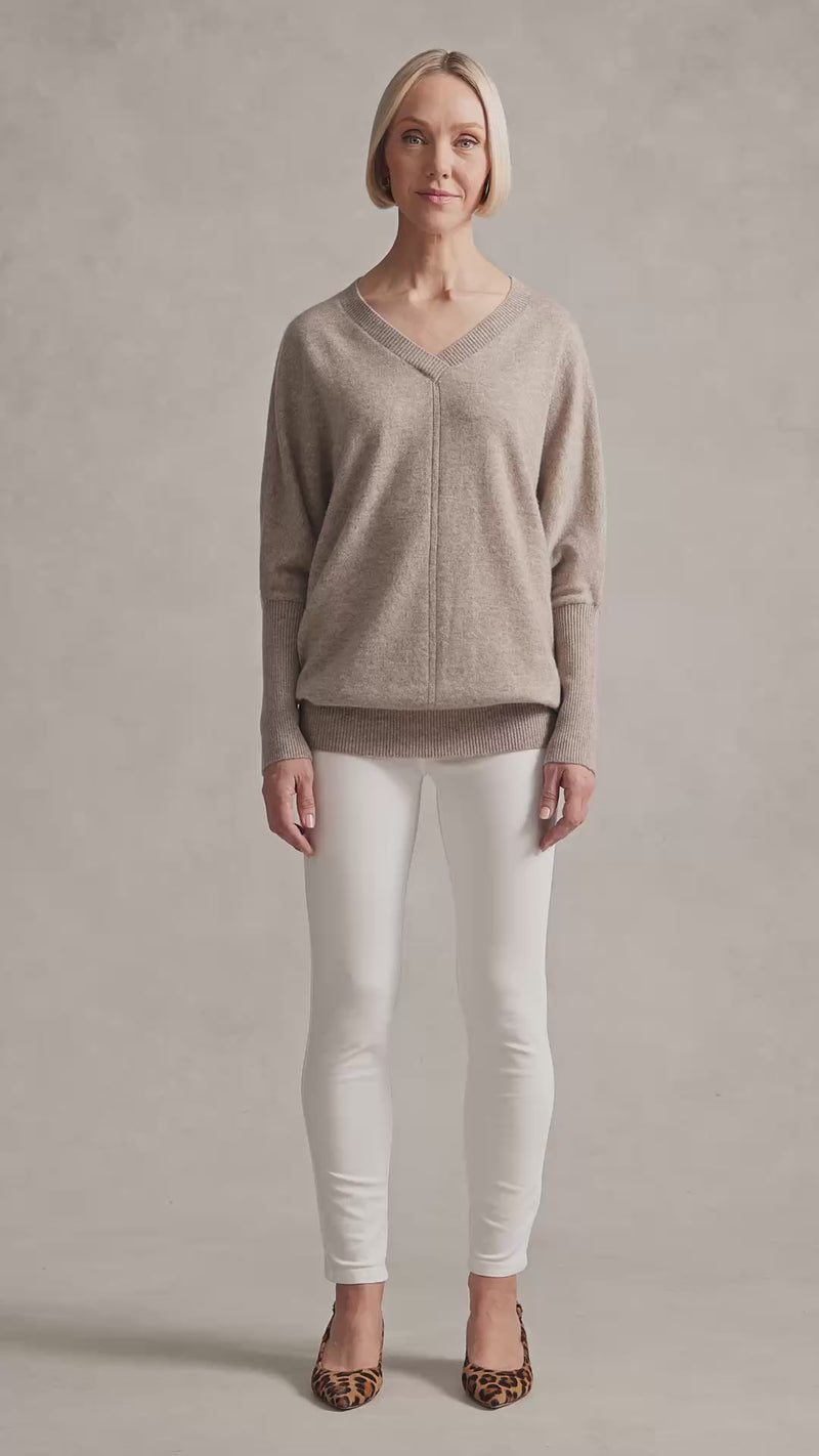 Cashmere Cocoon Knit - Oatmeal
