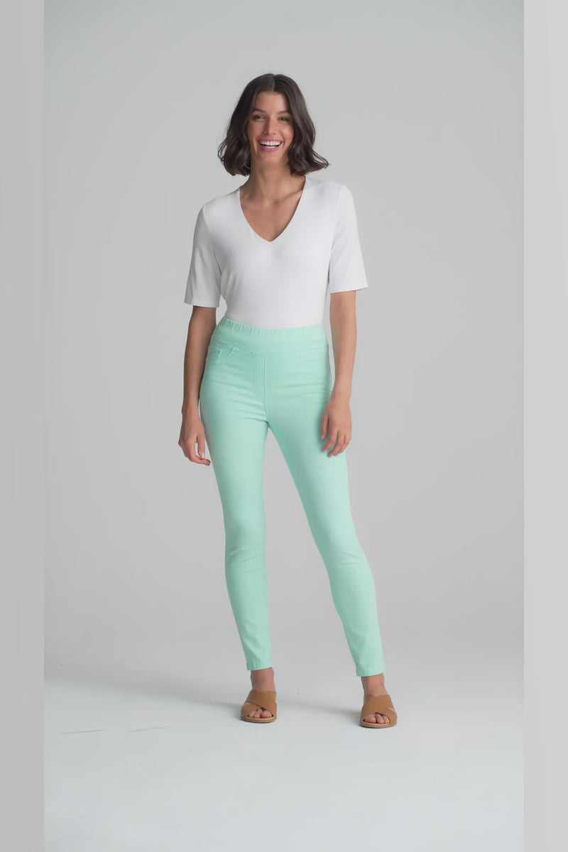 Bengajean Ankle Length Skinny Leg - Sweet Lime