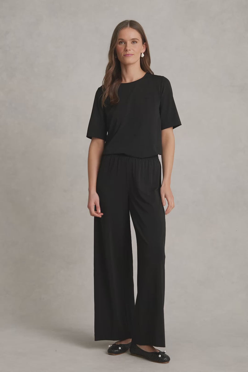 High Twist Palazzo Pant – Black