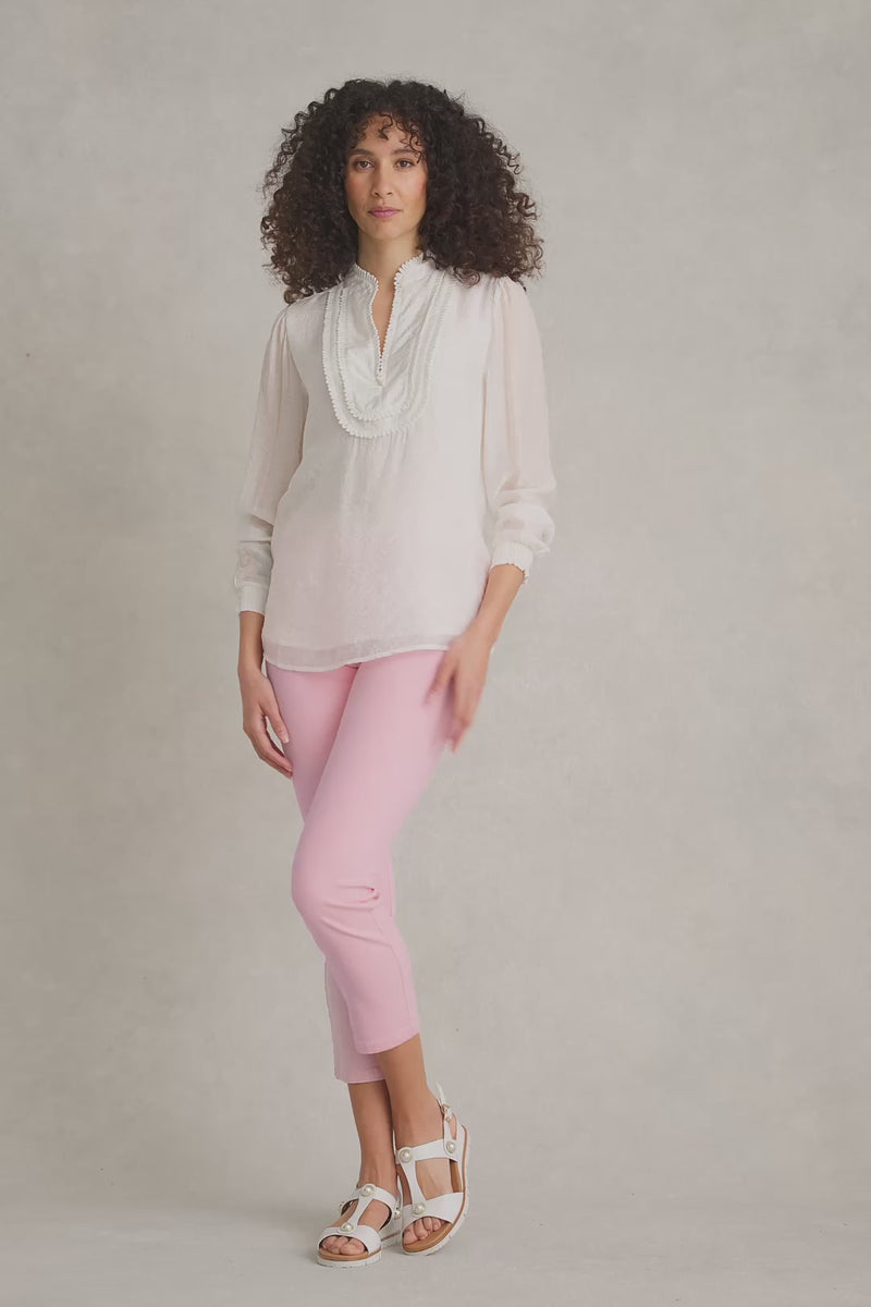 Bengajean Ankle Length Straight Leg - Peony