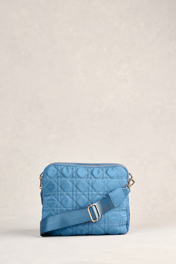 Quilted Crossbody - Blue Denim
