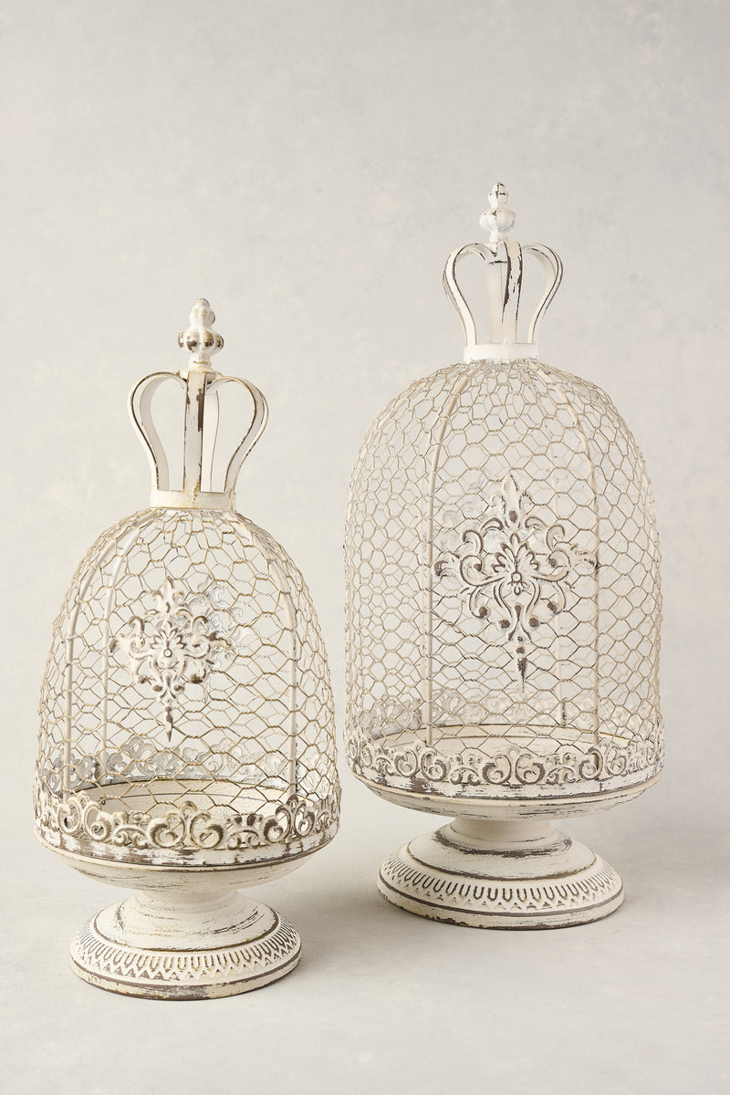 REGAL CLOCHE SET OF 2 -GREY