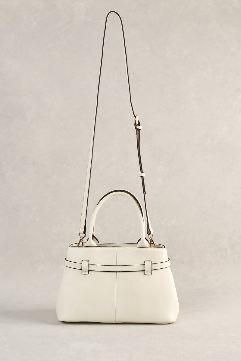 Buckle Detail Tote - Cream