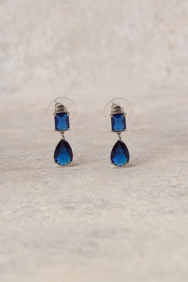 Sapphire Drop Earrings