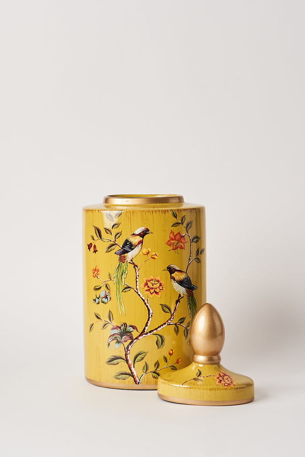 Selby Ceramic Bird Jar (Large)